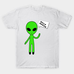 funny alien. T-Shirt
